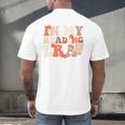 In My Reading Era Groovy Book Lovers Library Reading Women Men's Back Print T-Shirt In My Reading Era Groovy Book Lovers Library Reading Women Men's Back Print T-Shirt