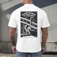 Reading Between The Timelines Time Travel Books Men's Back Print T-Shirt Reading Between The Timelines Time Travel Books Men's Back Print T-Shirt