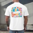 Reads Across Tee America Reading Teacher Books Reader Kids Men's Back Print T-Shirt Reads Across Tee America Reading Teacher Books Reader Kids Men's Back Print T-Shirt