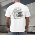 There's No Such Thing As Too Many Book Men's Back Print T-Shirt