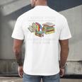 I Rescue Book Trapped In The Bookstore I'm Not A Hoarder Premium Tri-Blend Men's Back Print T-Shirt I Rescue Book Trapped In The Bookstore I'm Not A Hoarder Premium Tri-Blend Men's Back Print T-Shirt