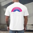 Secretly Bisexual Bi Introvert Bi Pride Antisocial LGBTQ Raglan Baseball Tee Men's Back Print T-Shirt