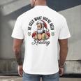 He Sees What You'Ve Been Reading Santa Xmas Book Lover Men's Back Print T-Shirt He Sees What You'Ve Been Reading Santa Xmas Book Lover Men's Back Print T-Shirt