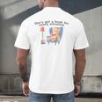 She's Got A Book For Every Situation Men's Back Print T-Shirt