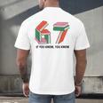 Six Seven 67 If You Know You Know 6 7 Reading Books Men's Back Print T-Shirt Six Seven 67 If You Know You Know 6 7 Reading Books Men's Back Print T-Shirt