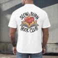 Slow Burn Book Club Romantasy Trope Smut Dark Romance Reader Men's Back Print T-Shirt Slow Burn Book Club Romantasy Trope Smut Dark Romance Reader Men's Back Print T-Shirt