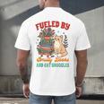 Smut Reader Cat Lover Fueled By Smutty Books & Cat Snuggles For Men Women Men's Back Print T-Shirt