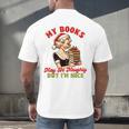 Smut Reader Christmas My Books May Be Naughty But I'm Nice Men's Back Print T-Shirt