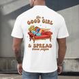 Smut Reader Be A Good Girl & Spread Those Pages Spicy Book Men's Back Print T-Shirt Smut Reader Be A Good Girl & Spread Those Pages Spicy Book Men's Back Print T-Shirt