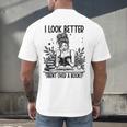 Smutty Spicy Book Smut Reader I Look Better Bent Over A Book Men's Back Print T-Shirt