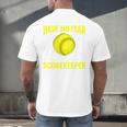 Softball Scorekeeper For a Score Book Keeper Premium Tri-Blend Men's Back Print T-Shirt
