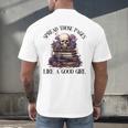 Spread Those Pages Like A Good Girl Dark Romance Spicy Books Men's Back Print T-Shirt Spread Those Pages Like A Good Girl Dark Romance Spicy Books Men's Back Print T-Shirt
