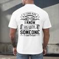 If I Stand Alone I Know I'm With Someone I Trust Introvert Men's Back Print T-Shirt