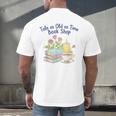 Tale As Old As Time Floral Bookshop Romantic Men's Back Print T-Shirt