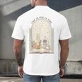 Tale As Old As Time Rose Candle And Book Men's Back Print T-Shirt
