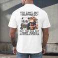 Teacher Bookworm Book Lover Panda Reading Book Librarian Tee Men's Back Print T-Shirt