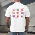 Things I Do On Valentines's Day Book Lover Candy Heart Men's Back Print T-Shirt