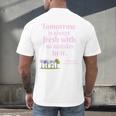 Tomorrow Is Fresh Anne Of Green Gables Book Quote Shirt Premium Tri-Blend Men's Back Print T-Shirt Tomorrow Is Fresh Anne Of Green Gables Book Quote Shirt Premium Tri-Blend Men's Back Print T-Shirt