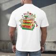 History Month Black History Shirts Book Lover Teacher Men's Back Print T-Shirt