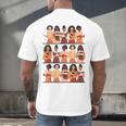 History Month Educated Black Women Girls Reading Books Men's Back Print T-Shirt