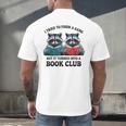 I Tried To Form Gang But It Turned Into A Book Club Reading Men's Back Print T-Shirt