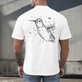 Tucson Festival Of Books TFOB 2010 Hummingbird Mascot Men's Back Print T-Shirt Tucson Festival Of Books TFOB 2010 Hummingbird Mascot Men's Back Print T-Shirt