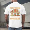 If You Walk A Mile In My Shoes You'Ll End Up At Bookstore Men's Back Print T-Shirt