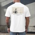 Work Is For Suckers I’m Goin’ Fishin’ Twain Sawyer Book Day Men's Back Print T-Shirt Work Is For Suckers I’m Goin’ Fishin’ Twain Sawyer Book Day Men's Back Print T-Shirt