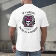 If I Wreck Pause My Audiobook Lover Reader Book-Club Women Men's Back Print T-Shirt If I Wreck Pause My Audiobook Lover Reader Book-Club Women Men's Back Print T-Shirt