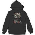 100 Days In The Books Tree Reading Teacher Student 100th Day Unisex Hoodie