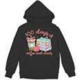 100 Days Of Coffee And Chaos Coquette Bow Book Apple Unisex Hoodie 100 Days Of Coffee And Chaos Coquette Bow Book Apple Unisex Hoodie