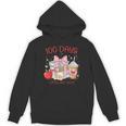 100th Day Of School Teachers 100 Days Of Coffee Chaos Books Unisex Hoodie