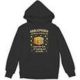 Abibliophobia Book Lover Reading Humor Graphic Unisex Hoodie