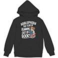Abibliophobia Dog Book Lover Library Unisex Hoodie