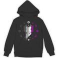 Ace Pride Book With Stars Moons And Magic Hand Unisex Hoodie