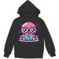 Adorable Book Lover Octopus With Reading Glasses Cute Unisex Hoodie Adorable Book Lover Octopus With Reading Glasses Cute Unisex Hoodie