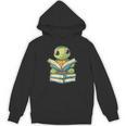 Adorable Turtle Reading Books Unisex Hoodie