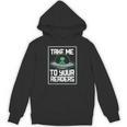 Alien Quote Take Me To Your Readers Sci-Fi Ufo Book Lover Unisex Hoodie