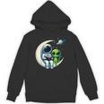 Astronaut Reading Book To Alien Shirt Moon Space Lover Kids Unisex Hoodie Astronaut Reading Book To Alien Shirt Moon Space Lover Kids Unisex Hoodie