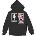 Back To School Library Unicorn Book Lover School Librarian Unisex Hoodie