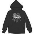 Barely Tolerable Shirt Floral Book Lover Quote Bookish Unisex Hoodie Barely Tolerable Shirt Floral Book Lover Quote Bookish Unisex Hoodie