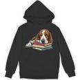 Basset Hound Books Dog Breed Graphic Unisex Hoodie Basset Hound Books Dog Breed Graphic Unisex Hoodie