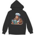 Bigfoot Reading a Cookbook Unisex Hoodie