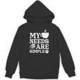 Book Coffee Dog Book My Needs Are Simple Men Women Kids Unisex Hoodie Book Coffee Dog Book My Needs Are Simple Men Women Kids Unisex Hoodie