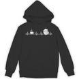 Book And Coffee Heartbeat Books Lovers Unisex Hoodie