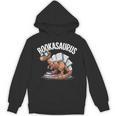 Book Dinosaur T-Rex Bookworm Dino Book Reading Unisex Hoodie
