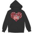 Book Heart Cute Read Book Reading Librarian Across America Unisex Hoodie
