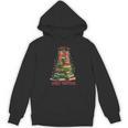 Book Lover Christmas Tree I Have No Shelf Control Unisex Hoodie