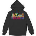 Book Lover Freedom Librarian Vintage Retro Reading Present Unisex Hoodie Book Lover Freedom Librarian Vintage Retro Reading Present Unisex Hoodie