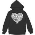 Book Lover Heart Shape Reading Librarian Library Teacher Unisex Hoodie